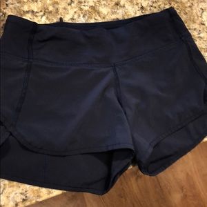 Lululemon speed shorts